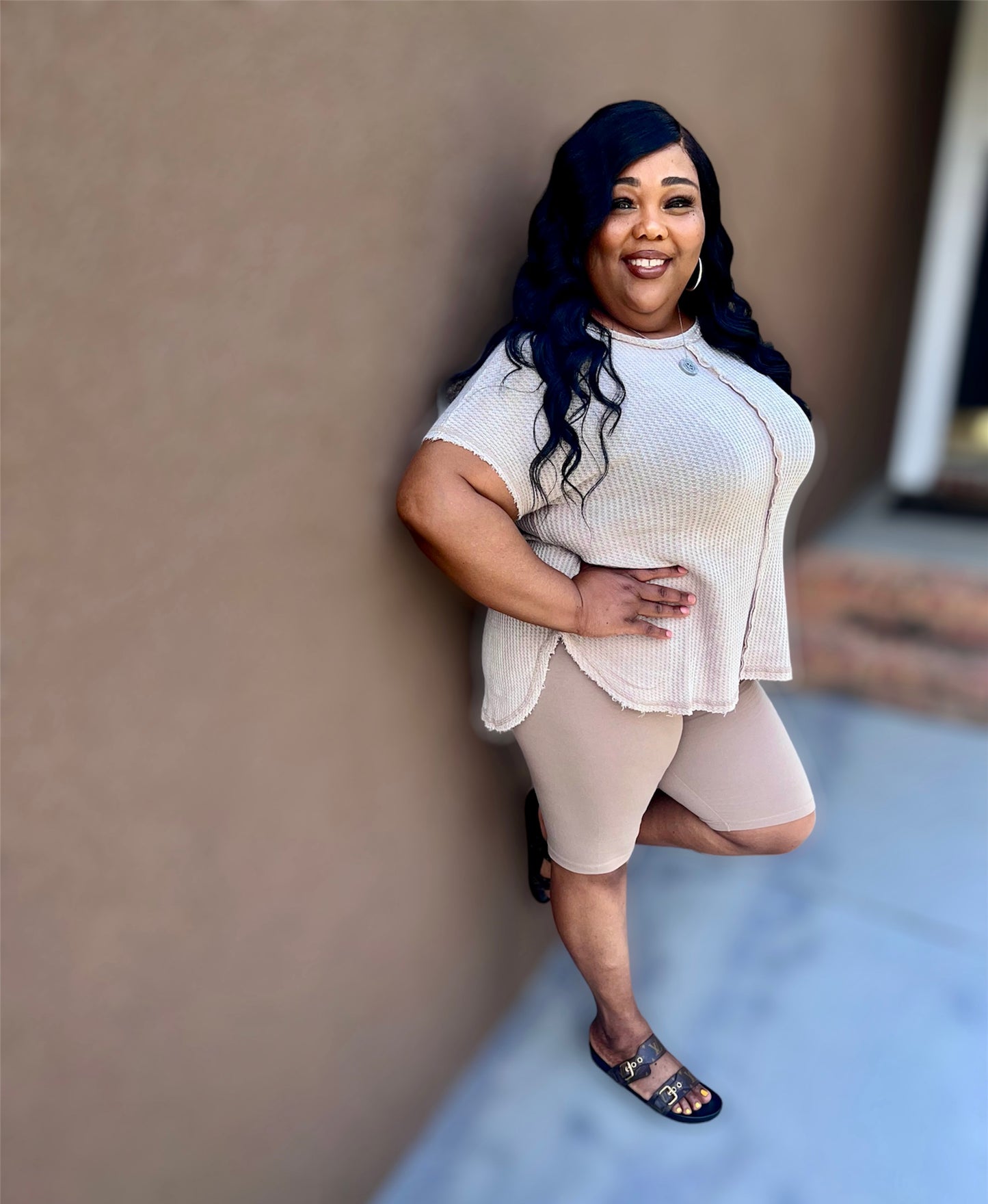 Ash Mocha Mineral Waffle Biker Set