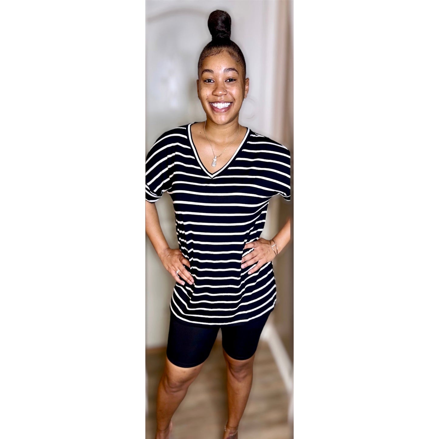 Black Simple Chick Biker Set (Regular)