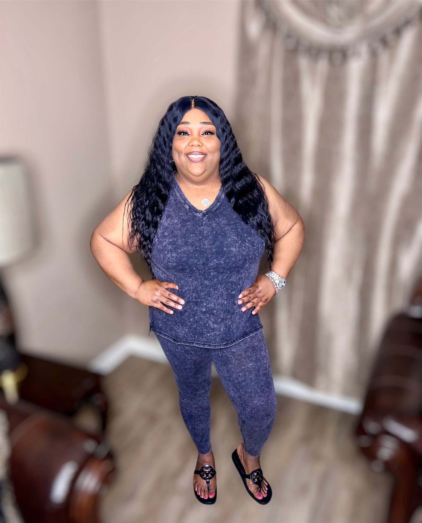 Charcoal Mineral Wash Leggings (Regular & Kurvy)