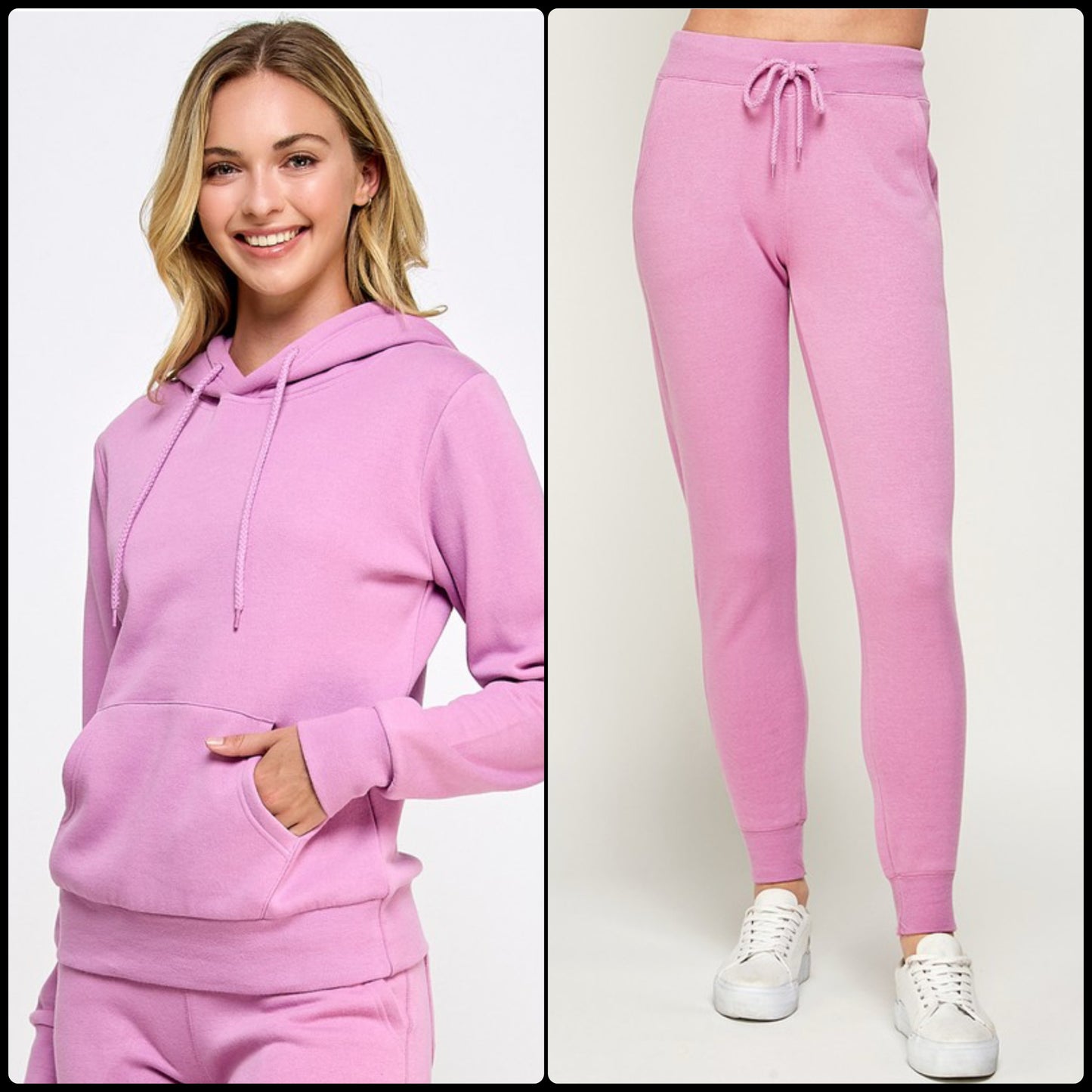 Orchid Fleece Pullover Sweatsuit (Regular)